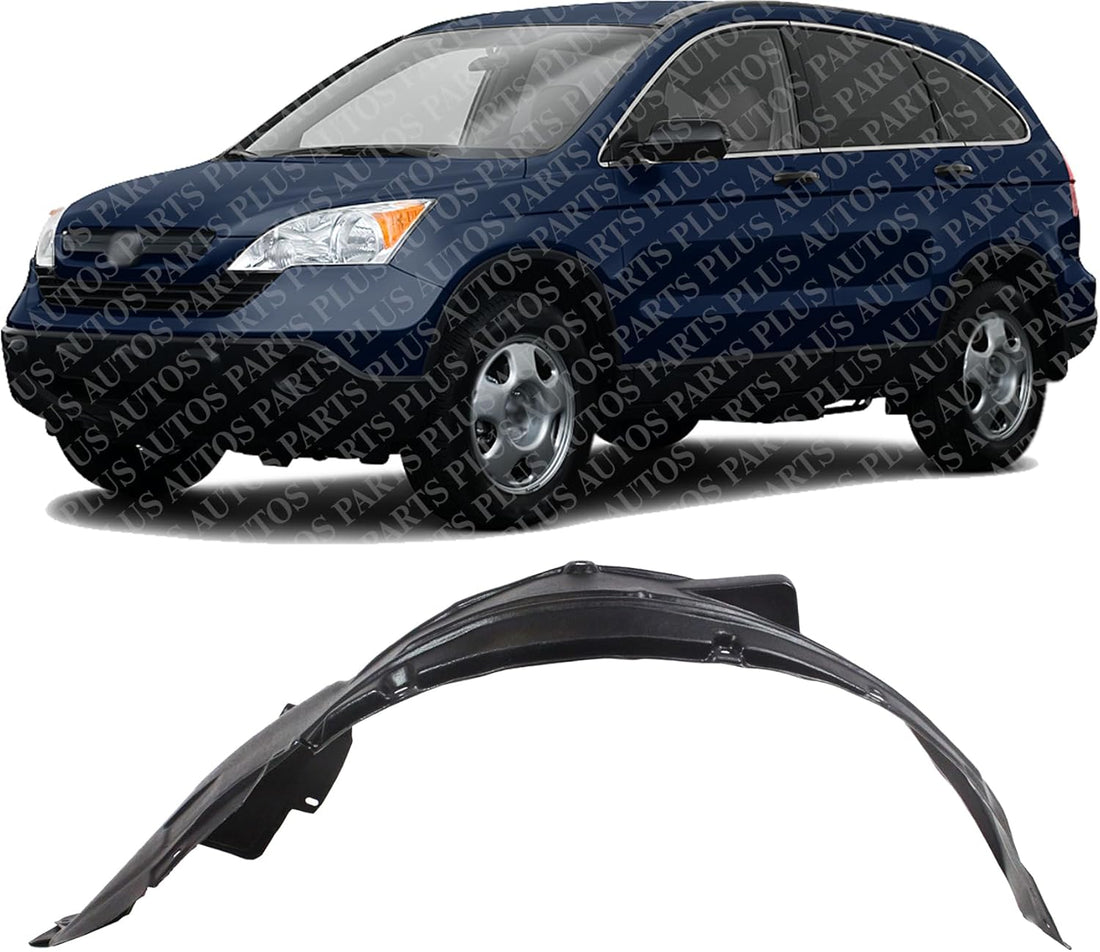 Front Fender Liner Left Driver Side Direct Replacement Compatible With 2007-2009 Honda CR-V HO1250110 74150SXSA00