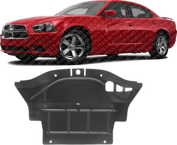 Front Engine Splash Shield Under Cover Direct Replacement Compatible with 2005-2010 Chrysler 300/2007 / 2011-2022 Dodge Charger CH1228102 4806075AB