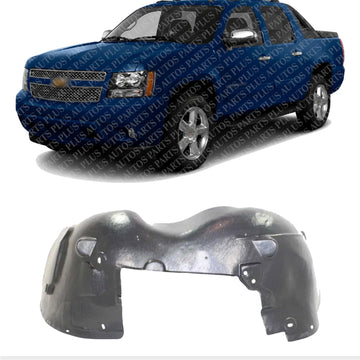 Front Fender Liner Left Driver Side Direct Replacement Compatible With 2007-2013 Chevrolet Avalanche / 2007-2014 Suburban/Tahoe GM1250123 22860083