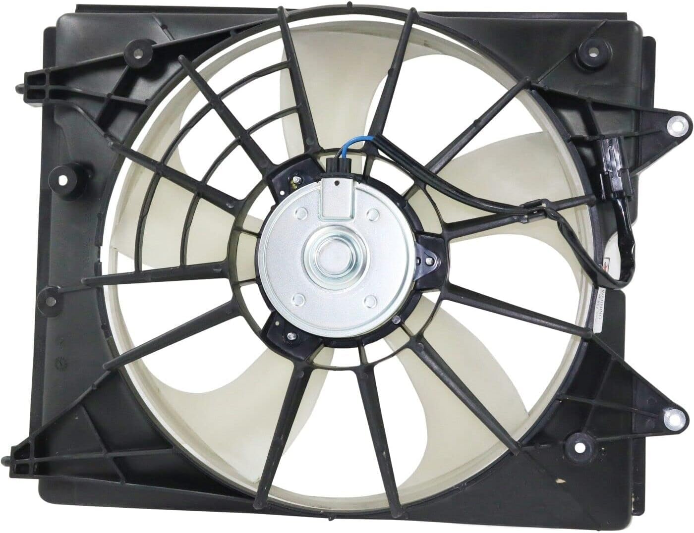 Front Radiator Fan Assembly Left Driver Side Direct Replacement Compatible with 2018-2023 Honda Odyssey HO3115171 190155MRA01-PFM 19020RV0A01 19030RYEA11