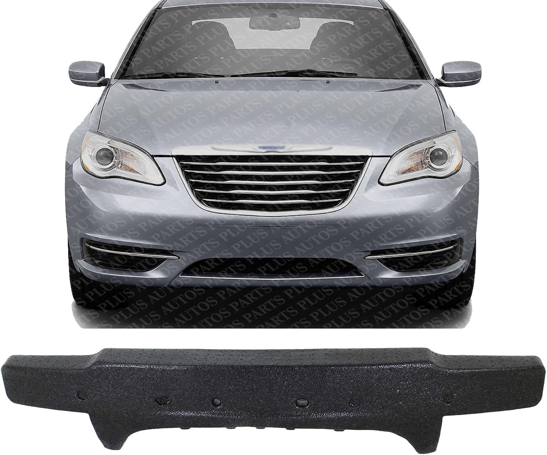 Front Bumper Impact Absorber Plastic Direct Replacement Compatible With 2011-2014 Chrysler 200 CH1070823 68082057AB