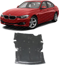 Front Engine Splash Shield Under Cover Plastic Direct Replacement Compatible with 2012-2018 BMW 3-Series / 2014-2017 4-Series BM1228172 51757241814