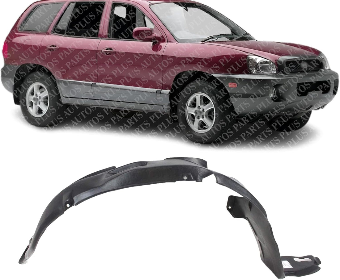 Front Fender Liner Right Passenger Side Direct Replacement Compatible with 2001-2006 Hyundai Santa Fe HY1249107 8681226000
