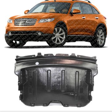 Front Engine Splash Shield Direct Replacement Compatible with 2003-2005 Infiniti FX35 IN1228113 75892CG010