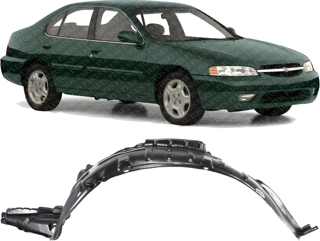 Front Fender Liner Right Passenger Side Direct Replacement Compatible With 2000-2001 Nissan Altima NI1251110 638420Z800