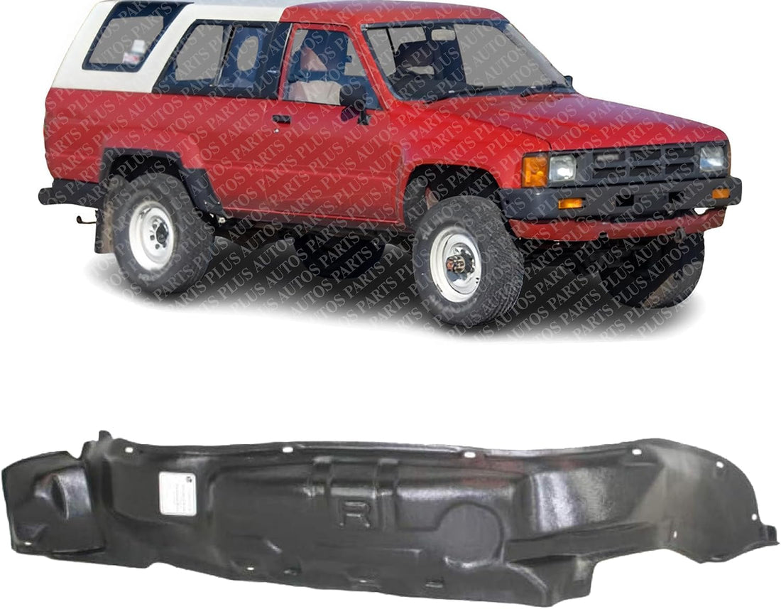 Front Fender Liner Right Passenger Side Direct Replacement Compatible With 1984-1989 Toyota 4Runner / 1984-1988 Toyota Pickup TO1249156 5387589104