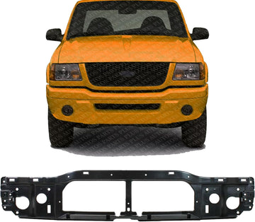 Front Header Panel ABS Plastic Direct Replacement Compatible With 2001-2003 Ford Ranger FO1220219 1L5Z8A284AB