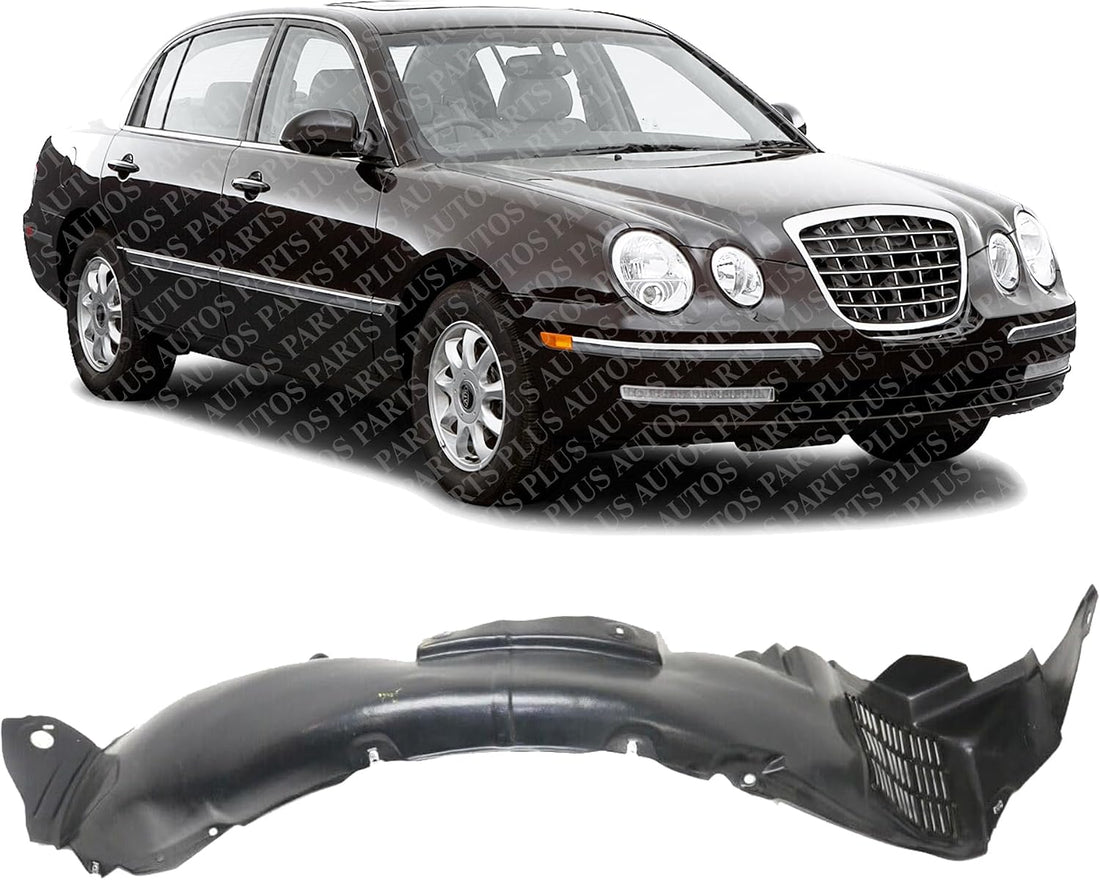 Front Fender Liner Right Passenger Side Direct Replacement Compatible With 2004-2006 Kia Amanti KI1251111 868123F000