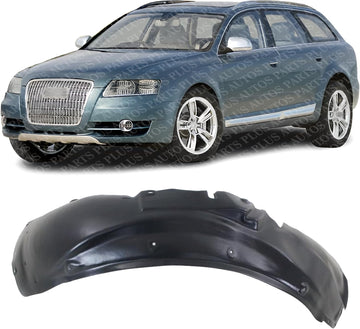 Front Fender Liner Left Driver Side Direct Replacement Compatible With 2001-2005 Audi Allroad Quattro AU1248124 4Z7821171A 4Z7821171C