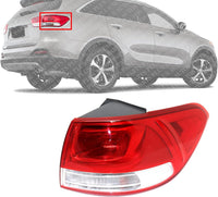Tail Light Outer Assembly Right Passenger Side Direct Replacement Compatible With 2016-2018 Kia Sorento KI2805119 92402C6000