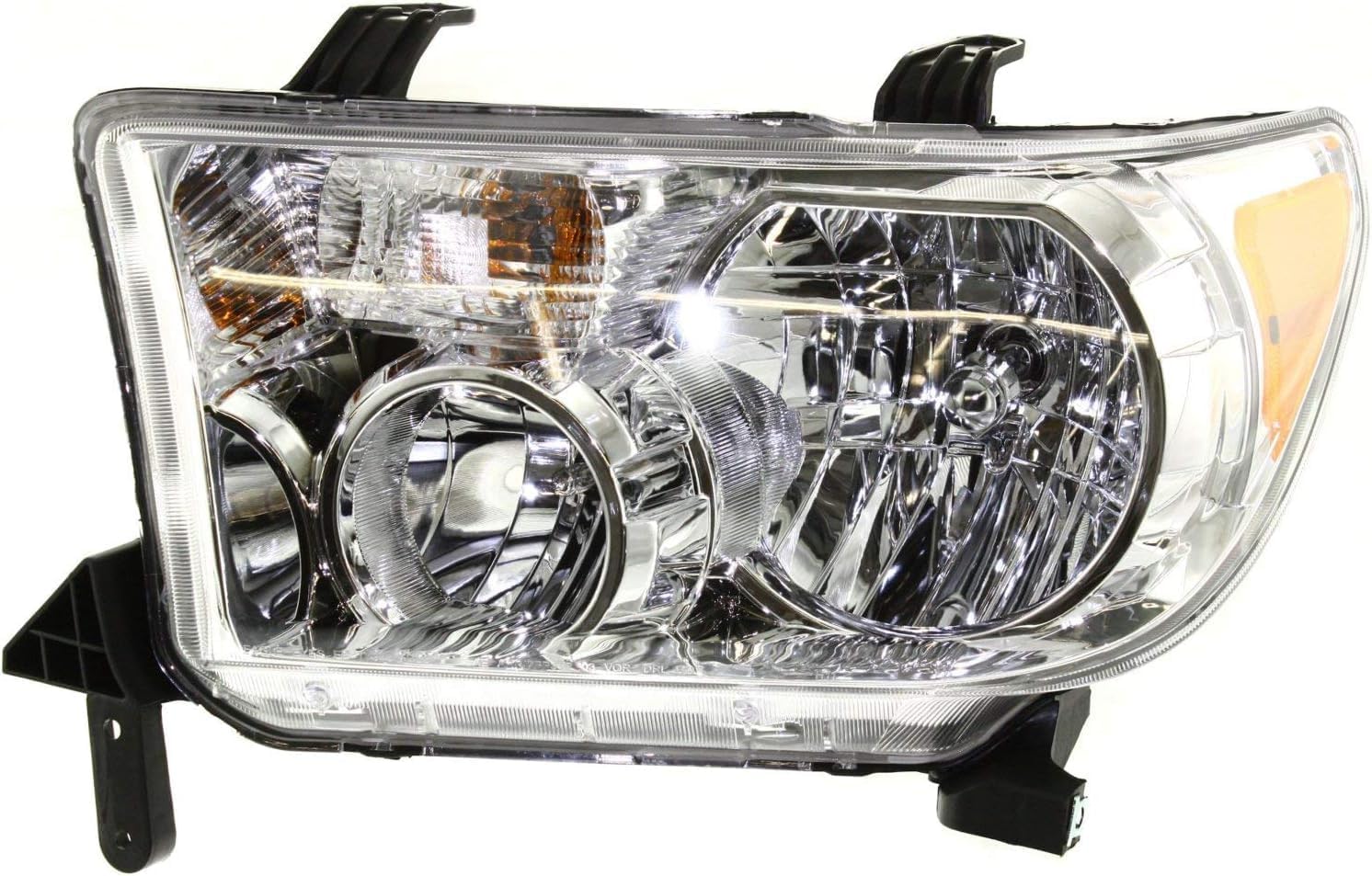 Set OF 2 Front Head Light Assembly Left Driver & Right Passenger Side Direct Replacement Compatible With 2008-2017 Toyota Sequoia / 2007-2013 Tundra TO2503171 TO2502171