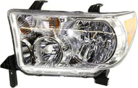 Set OF 2 Front Head Light Assembly Left Driver & Right Passenger Side Direct Replacement Compatible With 2008-2017 Toyota Sequoia / 2007-2013 Tundra TO2503171 TO2502171