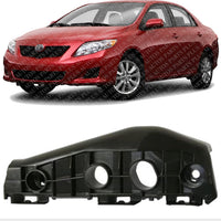 AUTOS PARTS PLUS Front Bumper Support Bracket Plastic Left Driver Side Direct Replacement Compatible With 2009-2010 Toyota Corolla TO1042110 5211602130