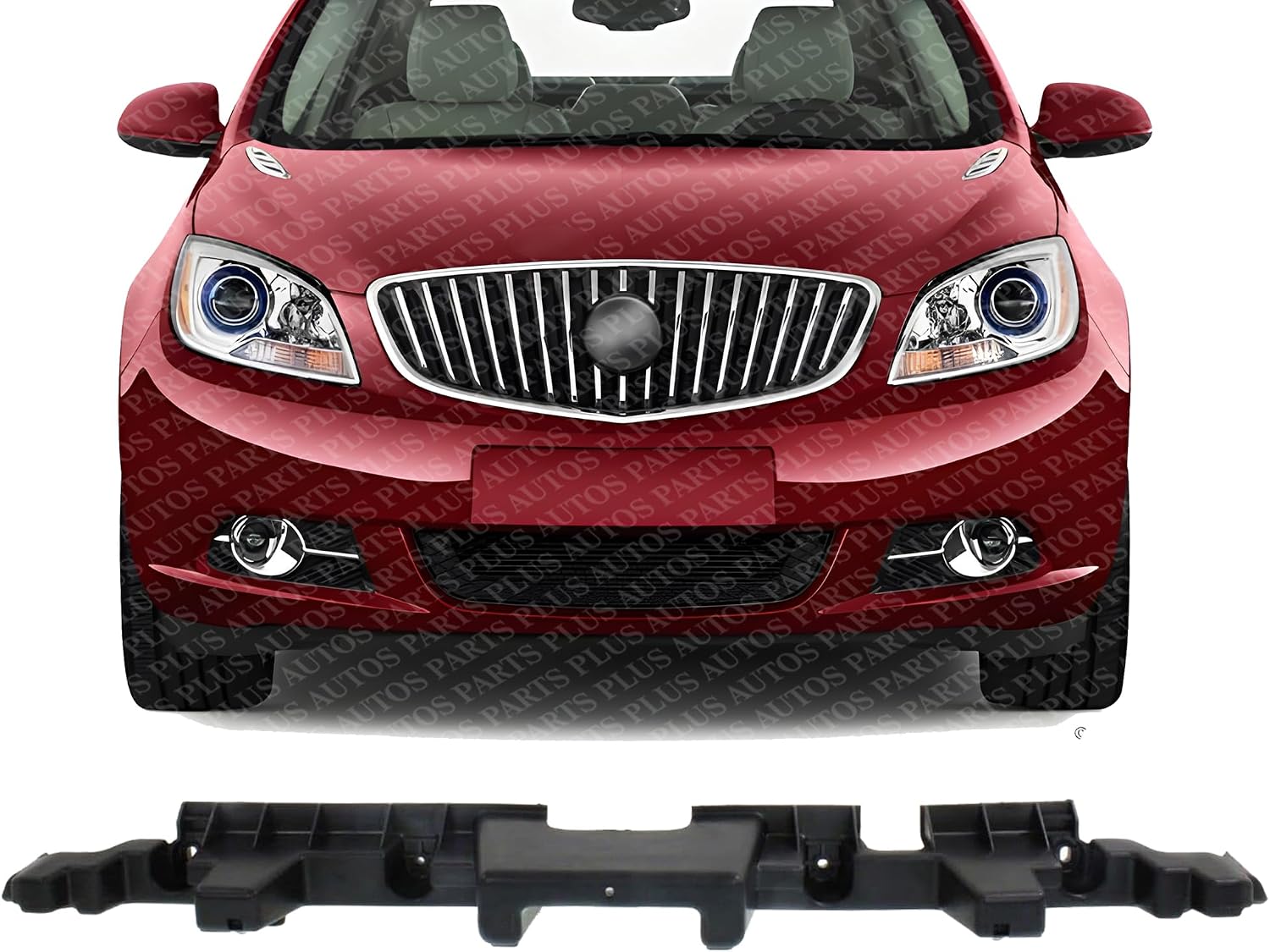 Front Bumper Face Bar Retainer Bracket Plastic Direct Replacement Compatible with 2012-2017 Buick Verano GM1041130 22771024