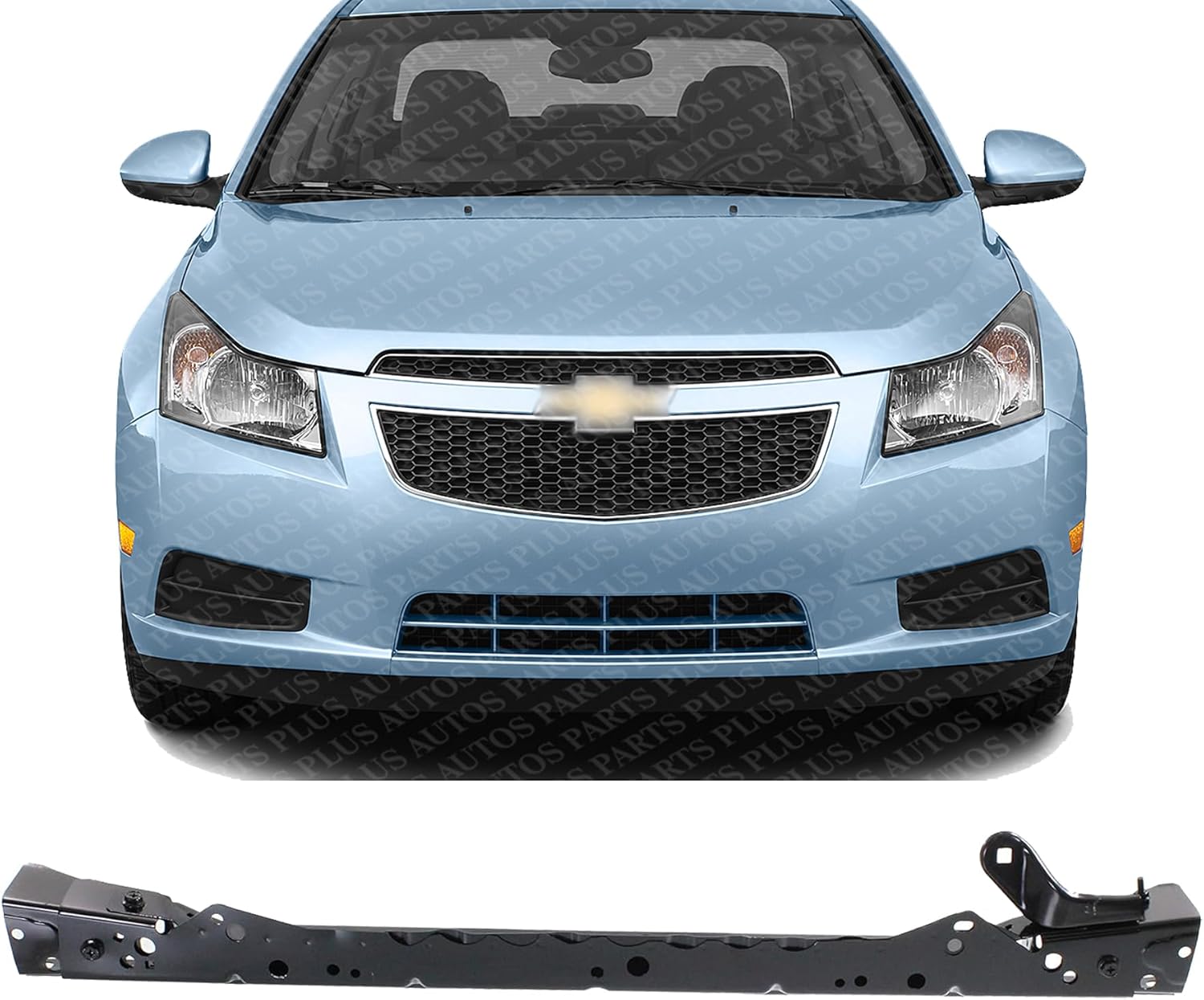 Front Upper Radiator Support Tie Bar Steel Direct Replacement Compatible With 2011-2015 Chevrolet Cruze / 2016 Limited GM1225292 95947422