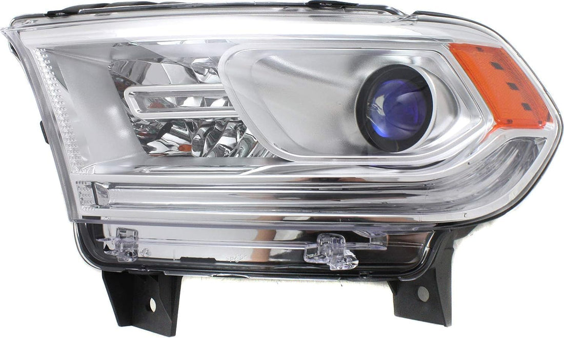 Front Head Light Assembly Right Passenger Side Direct Replacement Compatible With 2014-2017 Dodge Durango CH2503256 68188730AI 68188730AF