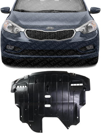 Front Engine Splash Shield Under Cover Plastic Direct Replacement Compatible With 2015-2016 Kia Forte / Forte5 / 2015 Koup KI1228151 29110A7300