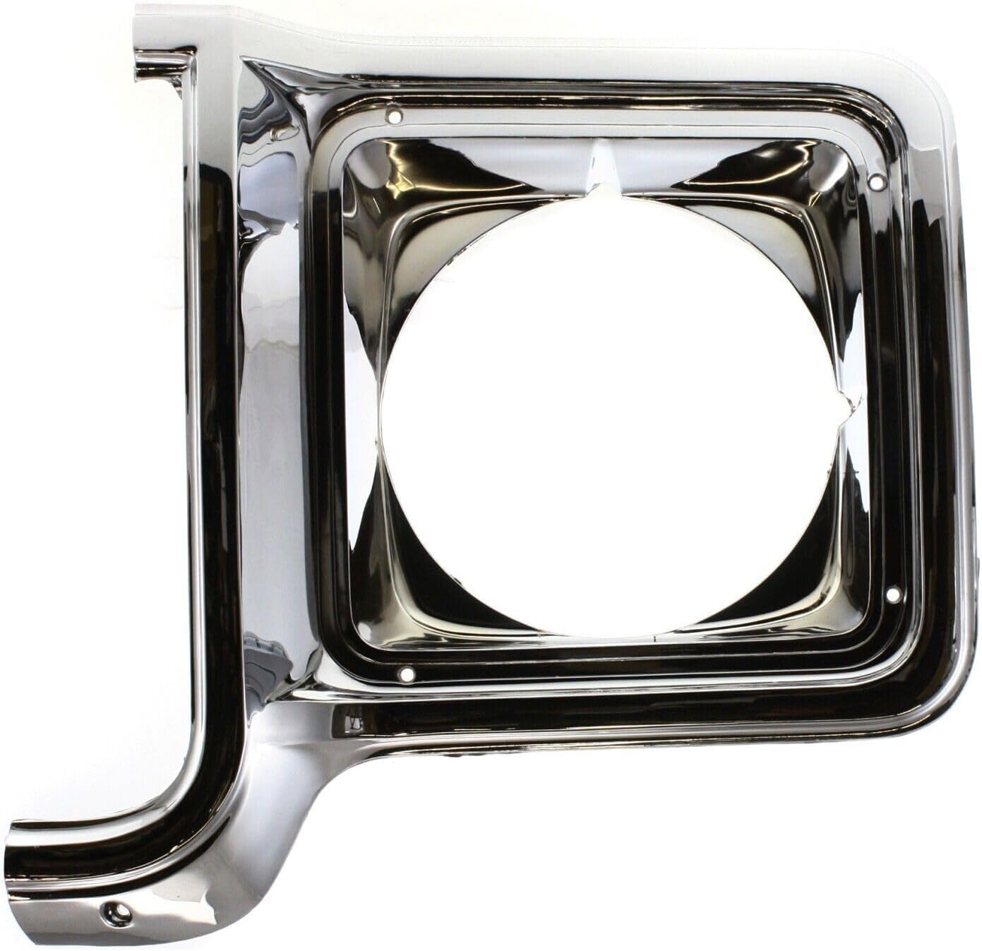 Set Of 2 Head Light Door Chrome Left Driver & Right Passenger Side Direct Replacement Compatible With 1973-1978 C/K Series / 1973-1980 GMC Suburban GM2512134 GM2513134