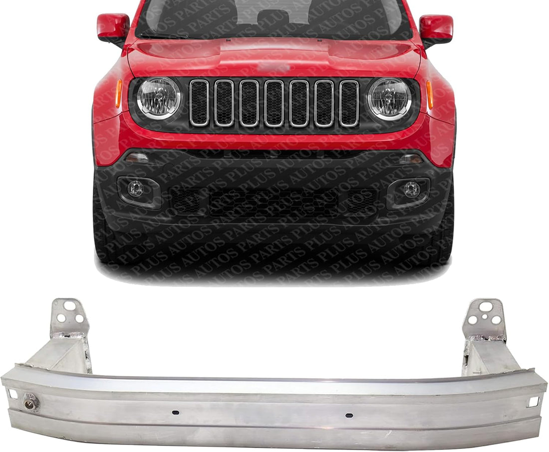 Front Bumper Reinforcement Impact Bar Aluminum Direct Replacement Compatible With 2015-2018 Jeep Renegade CH1006236 68247223AA