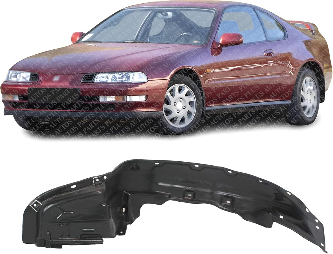 Front Fender Liner Left Driver Side Direct Replacement Compatible With 1992-1996 Honda Prelude HO1248104 74151SS0000