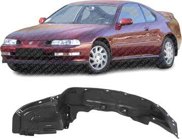 Front Fender Liner Left Driver Side Direct Replacement Compatible With 1992-1996 Honda Prelude HO1248104 74151SS0000