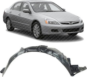 Front Fender Liner Right Passenger Side Direct Replacement Compatible With 2003-2007 Honda Accord HO1249126 74101SDCA00