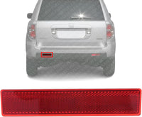 Rear Bumper Reflector Left Driver Side Direct Replacement Compatible With 2006-2008 Honda Pilot HO1185102 33505S9VA11