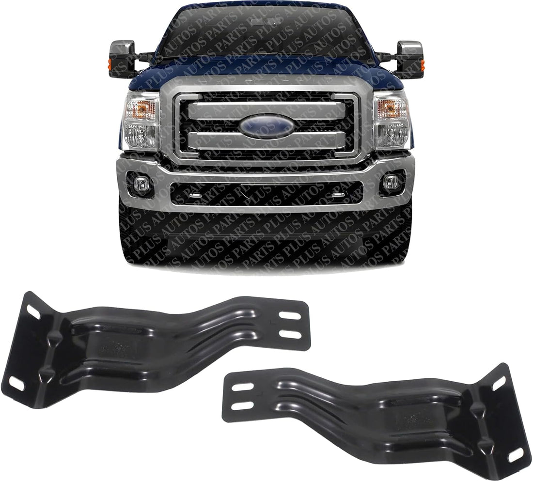 AUTOS PARTS PLUS Front Bumper Inner Bracket Left Driver & Right Passenger Side Direct Replacement Compatible With 2011-2016 Ford F-Series Super Duty FO1067185 FO1066185 BC3Z17B836A BC3Z17B837A