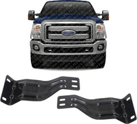 AUTOS PARTS PLUS Front Bumper Inner Bracket Left Driver & Right Passenger Side Direct Replacement Compatible With 2011-2016 Ford F-Series Super Duty FO1067185 FO1066185 BC3Z17B836A BC3Z17B837A
