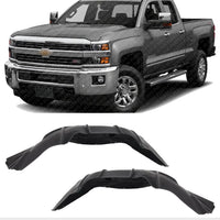 Set Of 2 Front Fender Liner Left Driver & Right Passenger Side Direct Replacement Compatible With 2015-2019 Chevrolet Silverado 2500HD 3500HD GM1249249 GM1248249 22763676 22763675