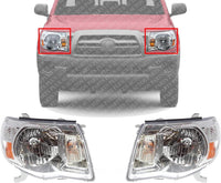 Set Of 2 Front Head Light Assembly Left Driver & Right Passenger Side Direct Replacement Compatible With 2005-2011 Toyota Tacoma TO2502181 TO2503181 8115004173 8111004173