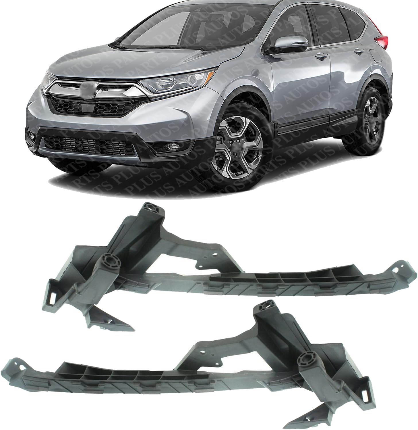 Set of 2 Front Headlight-Side Beam Bracket Right Passenger & Left Driver Side Direct Replacement Compatible with 2015-2016 Honda CR-V HO1042122 HO1043122 71190T1WA00 71140T1WA00