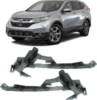 Set of 2 Front Headlight-Side Beam Bracket Right Passenger & Left Driver Side Direct Replacement Compatible with 2015-2016 Honda CR-V HO1042122 HO1043122 71190T1WA00 71140T1WA00