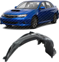 Front Fender Liner Left Driver Side Direct Replacement Compatible With 2008-2011 Subaru Impreza SU1248117 59110FG012