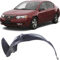 Front Fender Liner Left Driver Side Direct Replacement Compatible With 2003-2007 Saturn Ion GM1250104 10365802