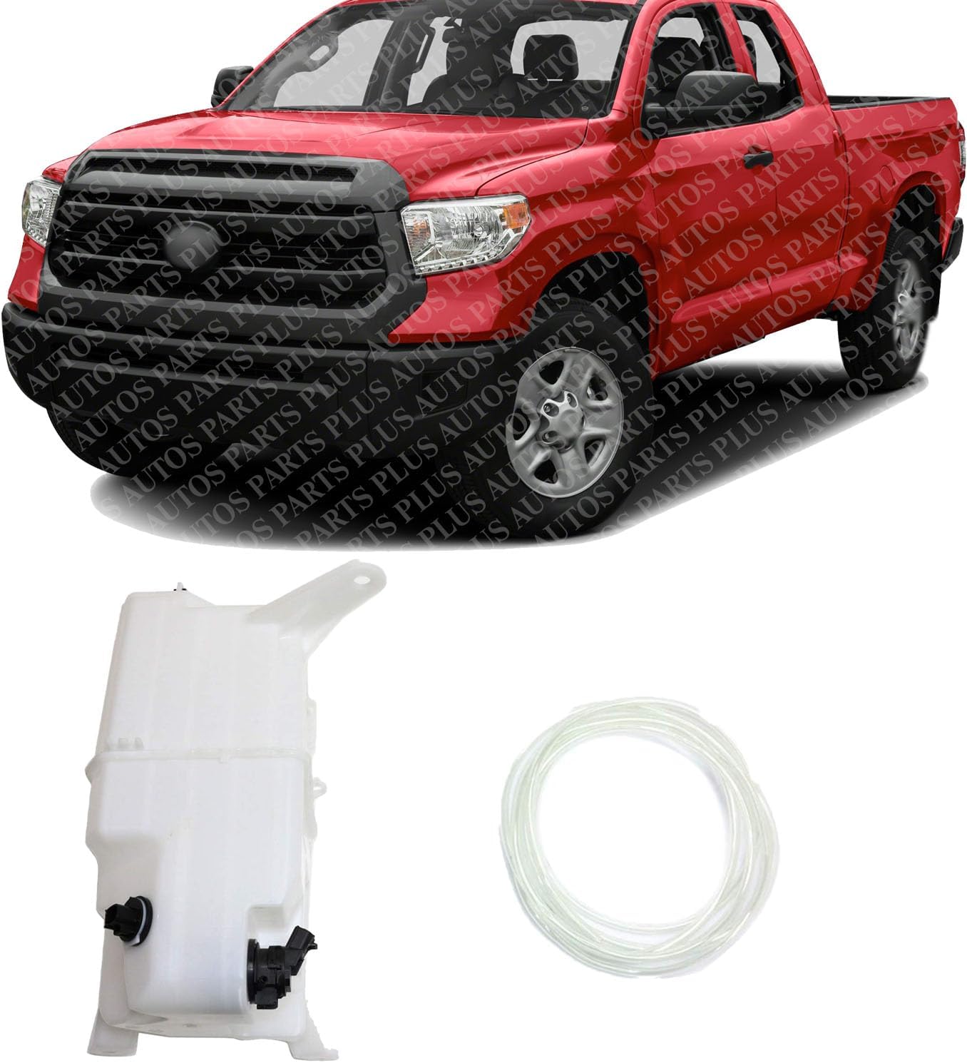 Front Washer Reservoir Assembly with Pump Direct Replacement Compatible with 2007-2021 Toyota Tundra TO1288192 853150C060-PFM