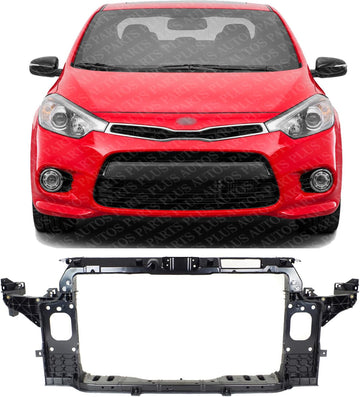 Front Radiator Support Composite Plastic With Steel Direct Replacement Compatible With 2014-2016 Kia Forte/Koup / Forte5 KI1225161 64101A7001