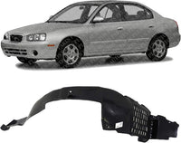 Front Fender Liner Left Driver Side Direct Replacement Compatible With 2001-2003 Hyundai Elantra HY1248105 868112D000