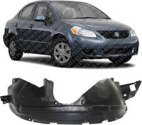 Front Fender Liner Right Passenger Side Direct Replacement Compatible With 2007-2009 Suzuki SX4 SZ1249118 7232180J00