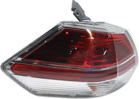 AUTOS PARTS PLUS Tail Light Outer Assembly Left Driver Side Direct Replacement Compatible With 2014-2016 Nissan Rogue NI2804102 265554BA0A
