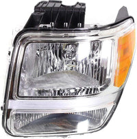 Set Of 2 Front Headlight Assembly Halogen Right Passenger & Left Driver Side Direct Replacement Compatible With 2007-2011 Dodge Nitro 55157225AD-PFM 55157224AD-PFM