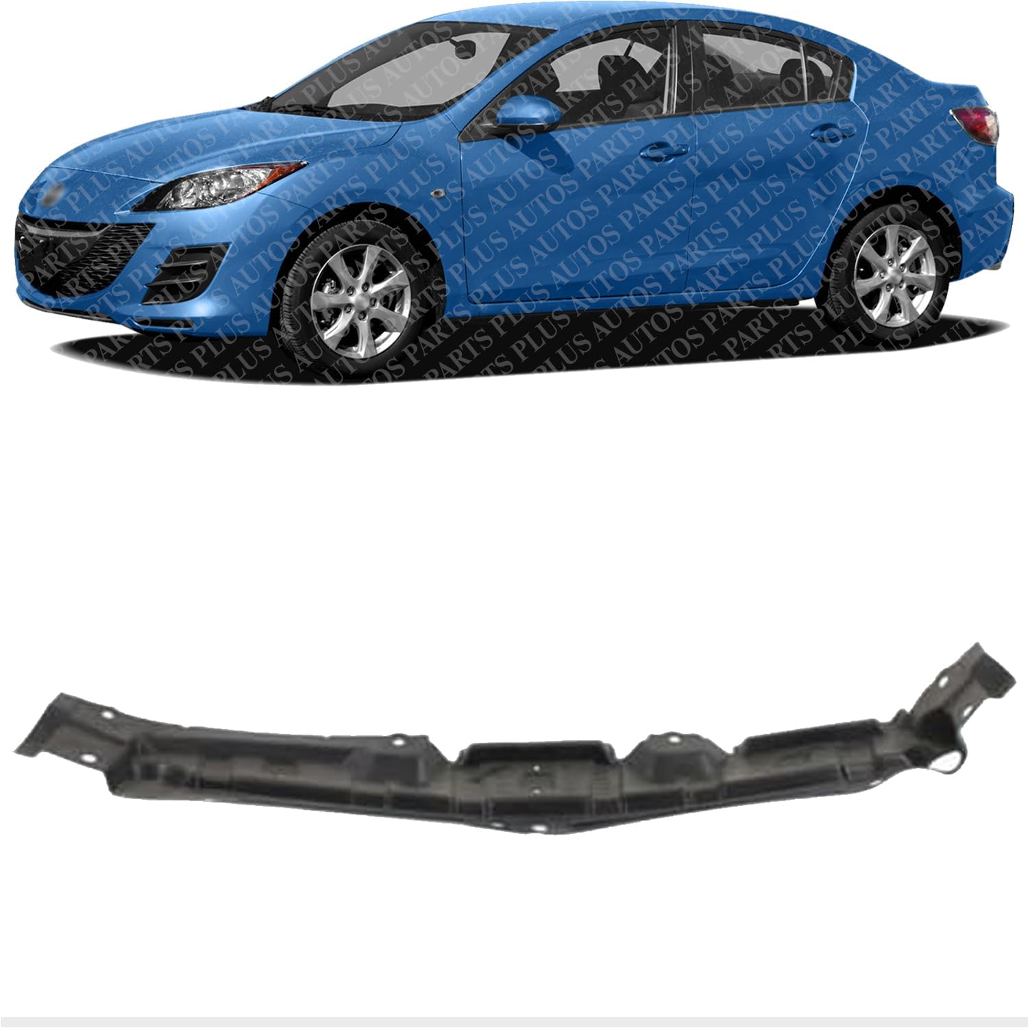 Front Engine Splash Shield Under Cover Direct Replacement Compatible with 2006-2010 Mazda 5 MA1228111 C23556112