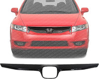 AUTOS PARTS PLUS Front Upper Grille Molding Textured Direct Replacement Compatible with 2009-2011 Honda Civic HO1210128 71122SVJA50ZA
