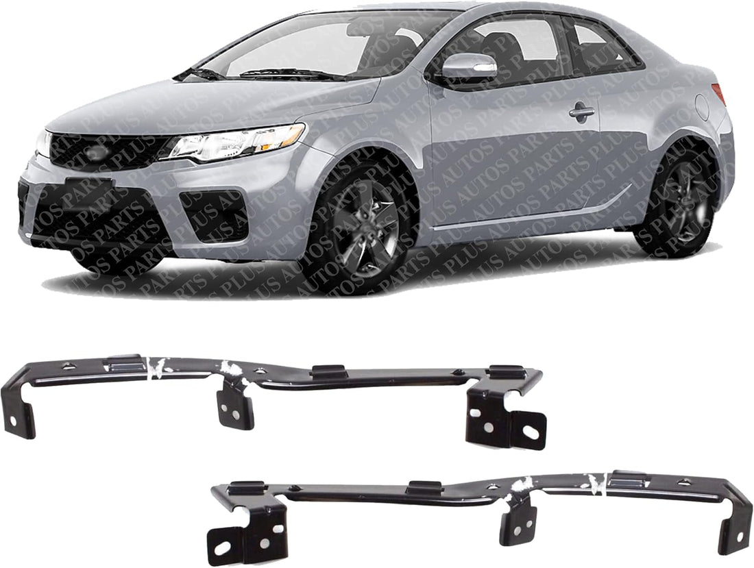Set Of 2 Front Bumper Upper Bracket Left Driver & Right Passenger Side Direct Replacement Compatible With 2010-2013 Kia Forte KI1043101 KI1042101 865181M000 865171M000