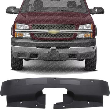 Front Radiator Support Cover Air Deflector Plastic Direct Replacement Compatible With 2003-2007 Chevrolet Silverado / 2002-2004 Avalanche GM1224146 15809932