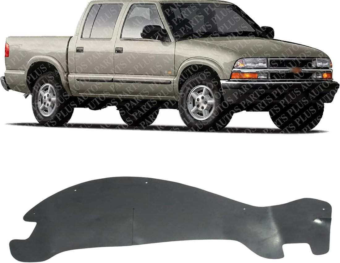 Front Fender Liner Right Passenger Side Direct Replacement Compatible With 1994-2004 Chevrolet S10 Pickup GM1251133 15989763