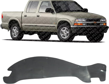 Front Fender Liner Right Passenger Side Direct Replacement Compatible With 1994-2004 Chevrolet S10 Pickup GM1251133 15989763