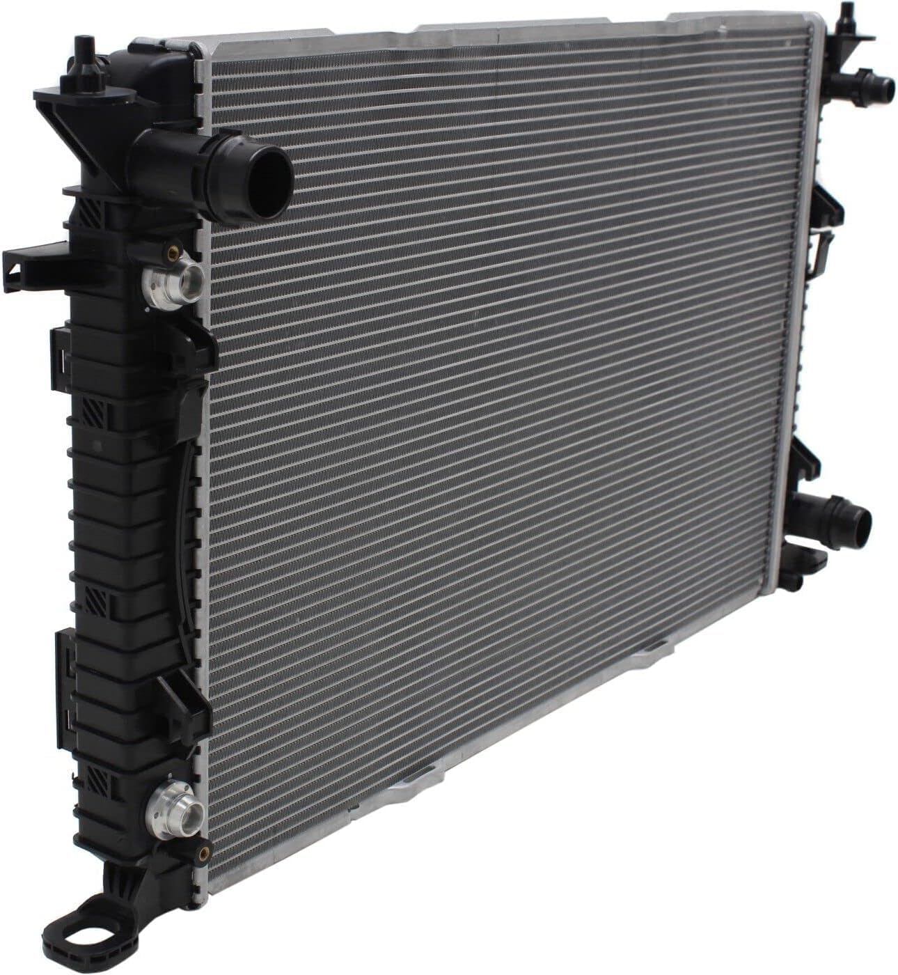 Front Radiator Aluminum Core Direct Replacement Compatible With 2008-2017 Audi Q5 / A5 / 2018 Porsche Macan AU3010147 8K0121251AL