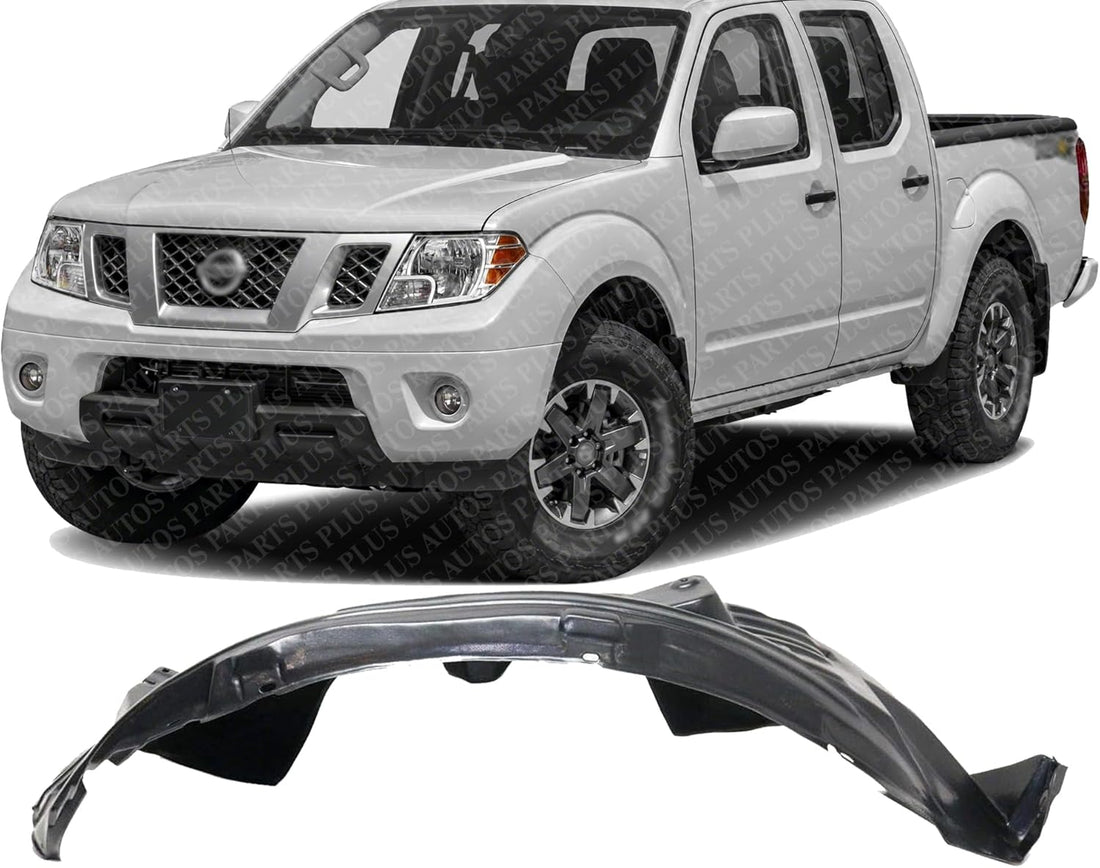 Front Fender Liner Left Driver Side Direct Replacement Compatible With 2005-2019 Nissan Frontier NI1250127 63841EA800