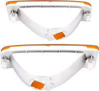 Set Of 2 Front Signal Lamp Assembly Left Driver & Right Passenger Side Direct Replacement Compatible With 1984-1989 Toyota 4Runner TO2521105 TO2530106 8151089130 8152089130